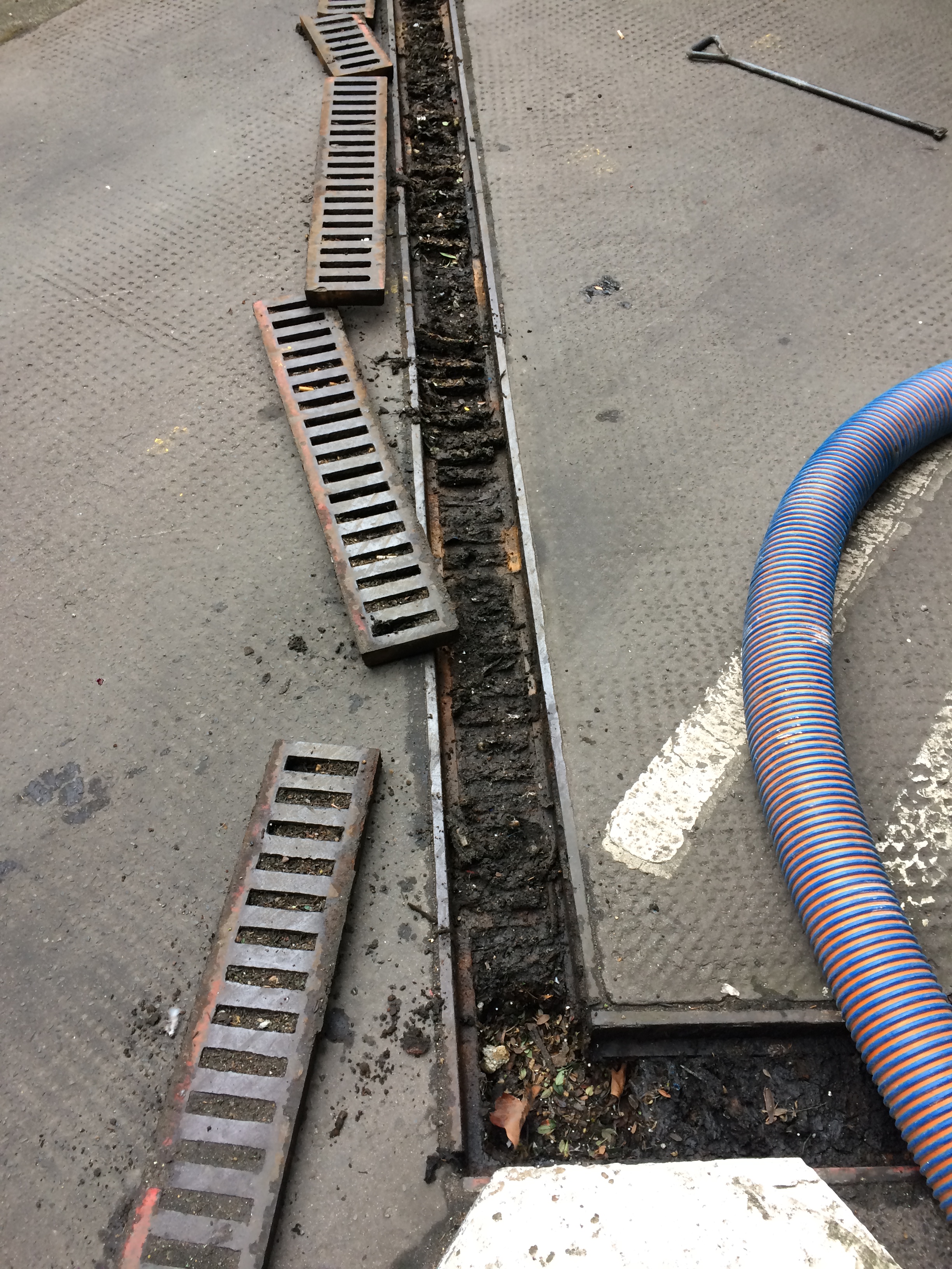 Debris removal from system